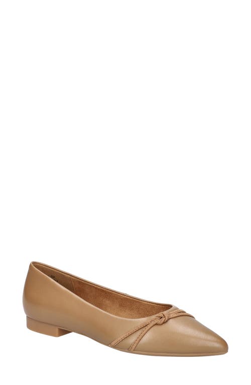 Shop Bella Vita Rhea Ballet Flat In Saddle Leather