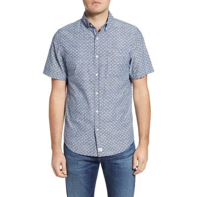 Vineyard Vines Finn Murray Slim Fit Plaid Stretch Button-Down Shirt, Grey
