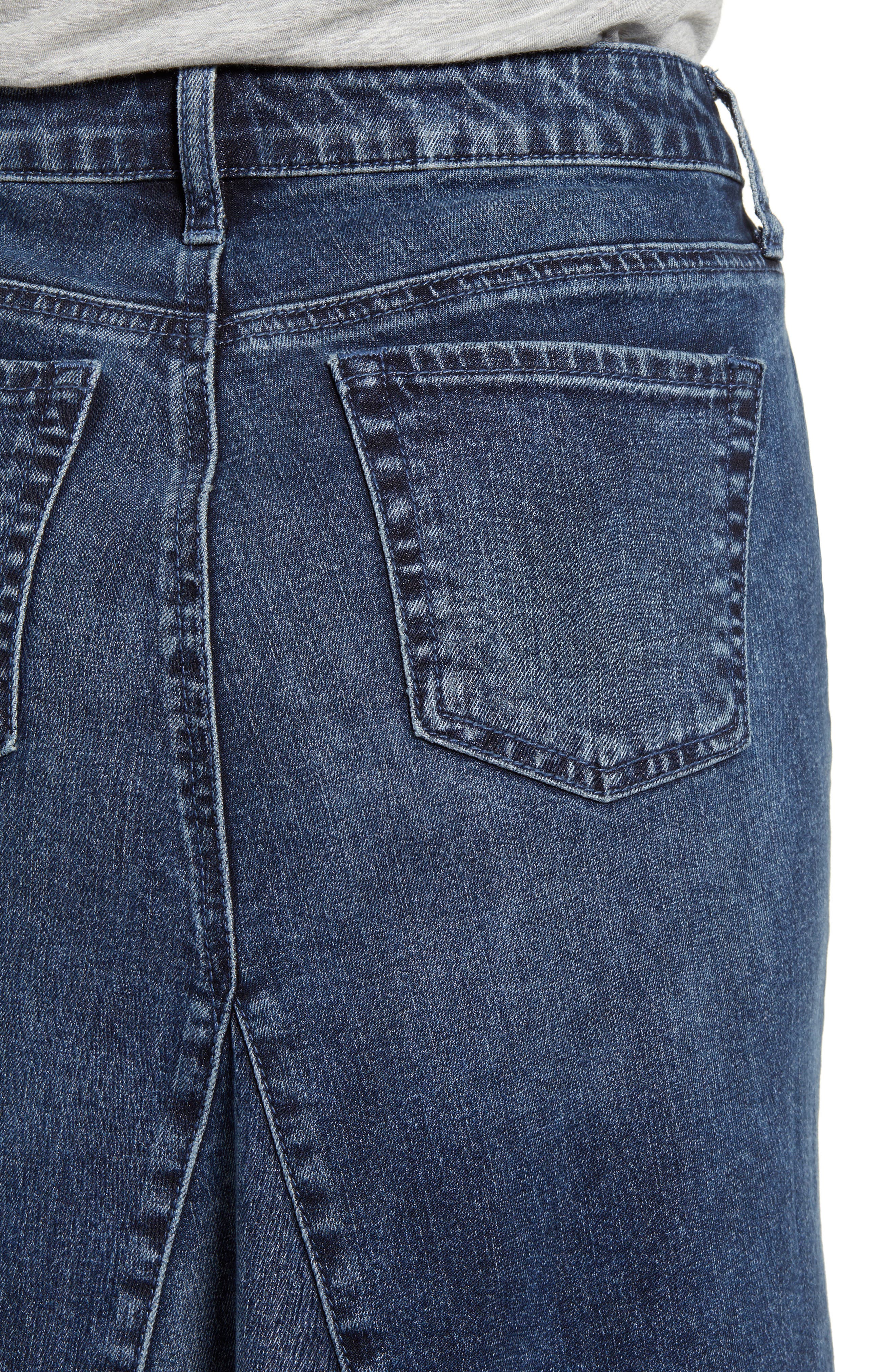 Wash Lab Denim Long Jean Skirt Nordstrom