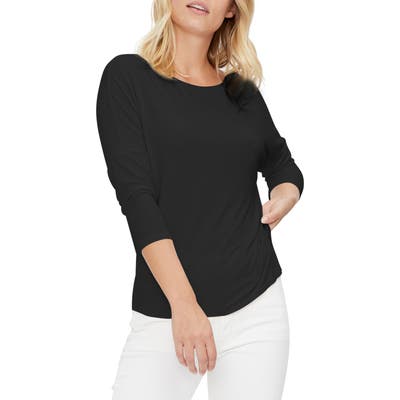 Michael Stars Mariah Dolman Sleeve Top, Black