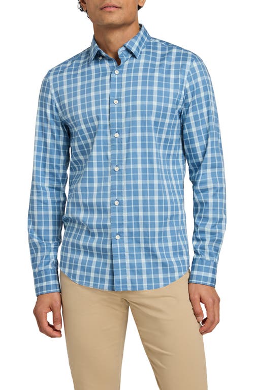 Faherty The Movement Button-up Shirt In Blue
