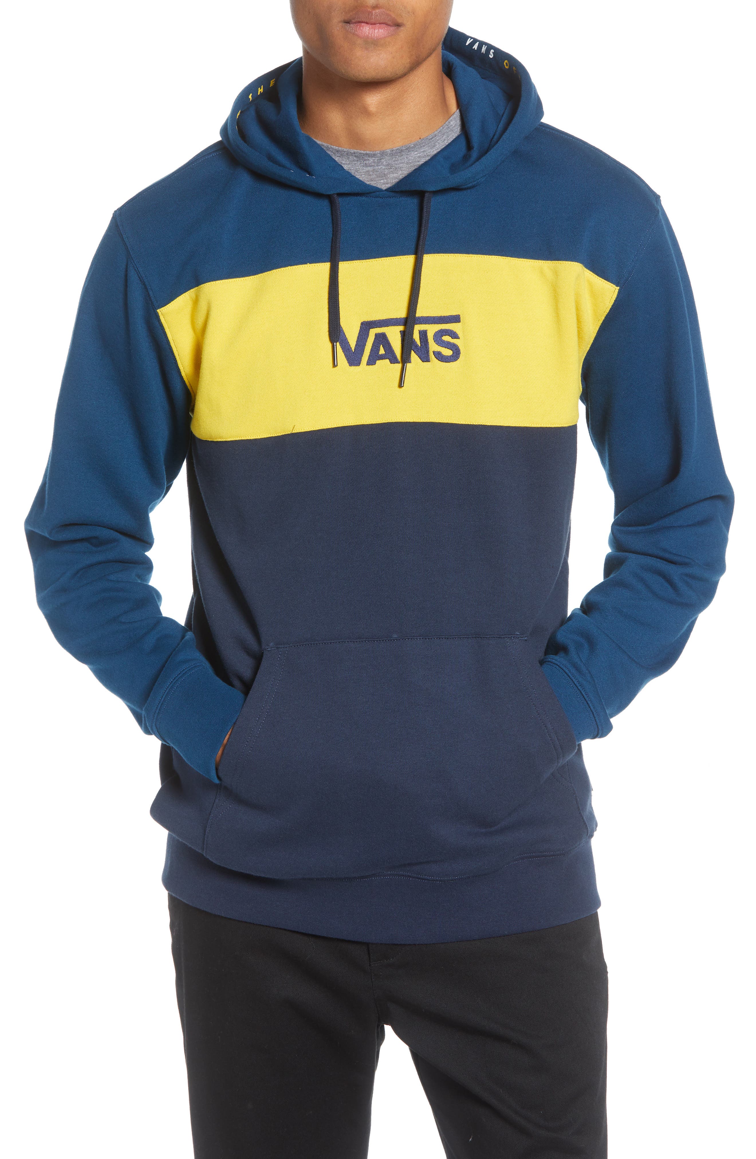 vans colorblock hoodie