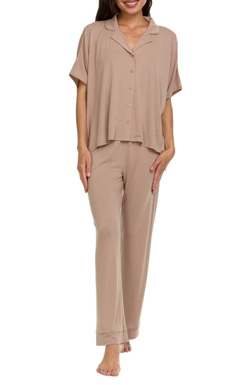 Shop Flora Nikrooz Valeria Pajamas In Oatmeal