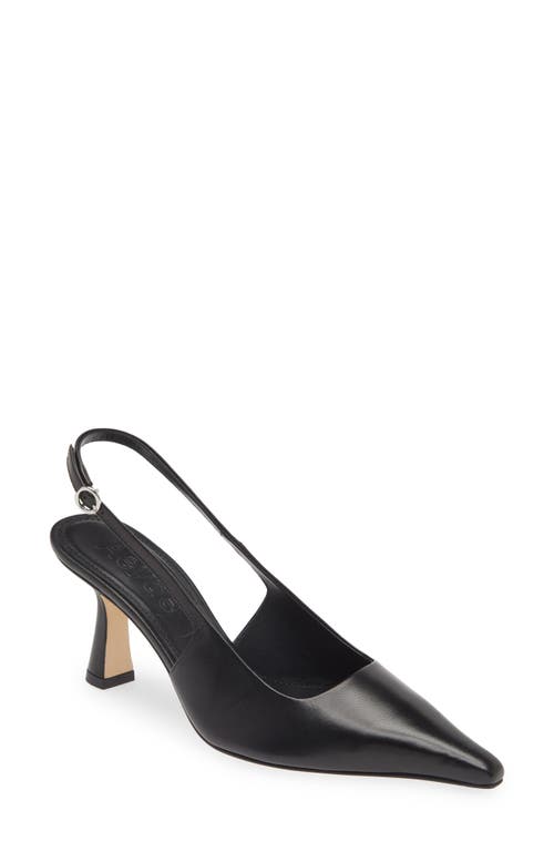 aeyde Fernanda Pointed Toe Slingback Pump Black at Nordstrom,