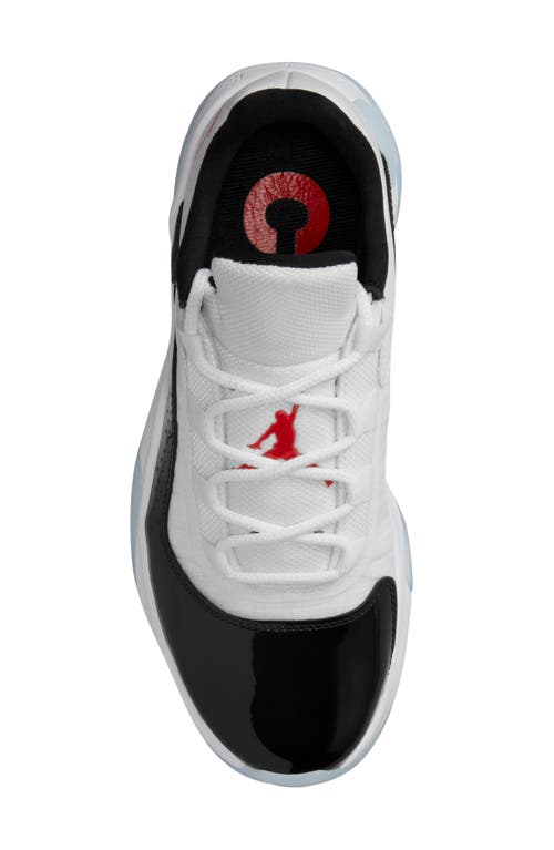 Shop Jordan Air  11 Cmft Low Sneaker In White/red/black