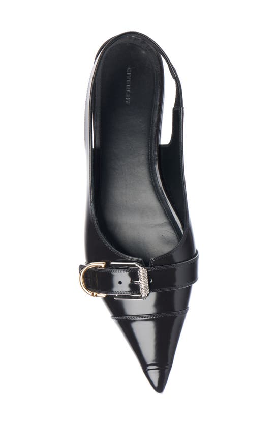 Shop Givenchy Voyou Pointed Toe Slingback Ballet Flat In Black