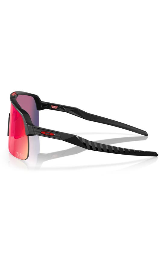Oakley Sutro Lite 139mm Prizm™ Semirimless Wrap Shield Sunglasses In Dark Grey