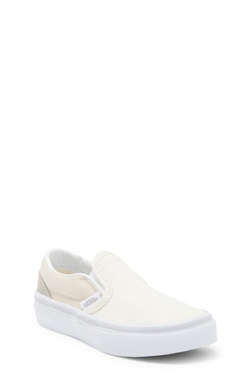 Vans Kids' Classic Slip-on Sneaker In Natural Multi/true White