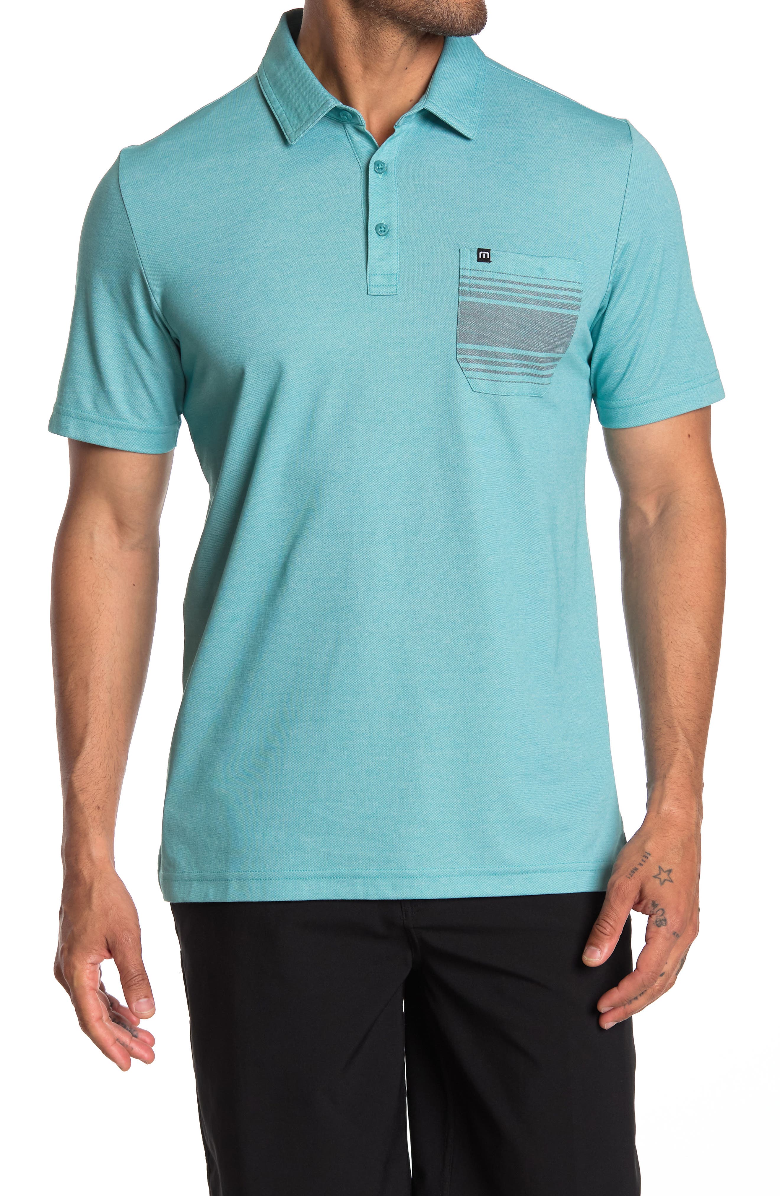 TRAVIS MATHEW ON THE TOWN POLO SHIRT 190388199172