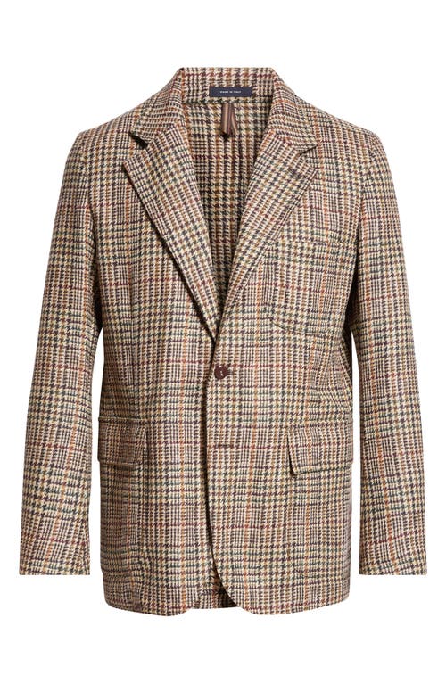 DRAKE'S DRAKE'S MK. VII SHETLAND WOOL TWEED BLAZER 