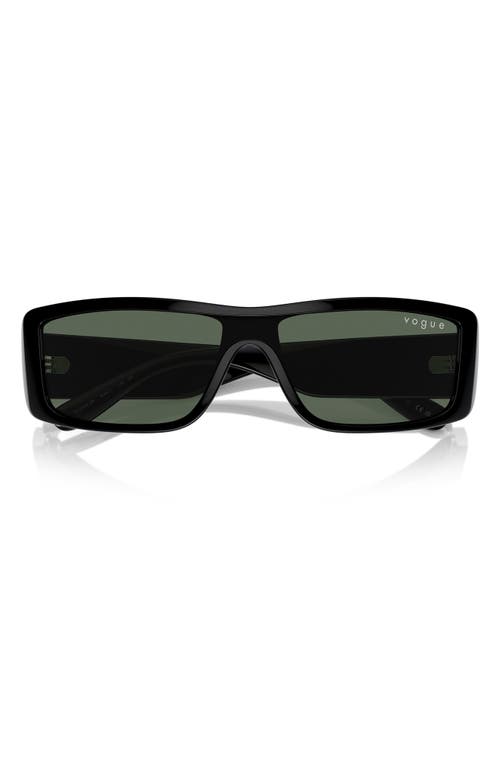 Vogue 22mm Rectangular Sunglasses In Black