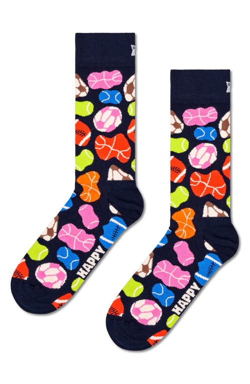 Shop Happy Socks Assorted 7-pack Socks Gift Box In Navy