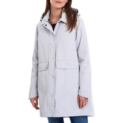 Barbour Element Waterproof Hooded Jacket, US / 12 UK - White