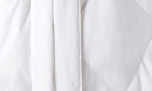Allied Home Satin Diamond Quilted Robe In White