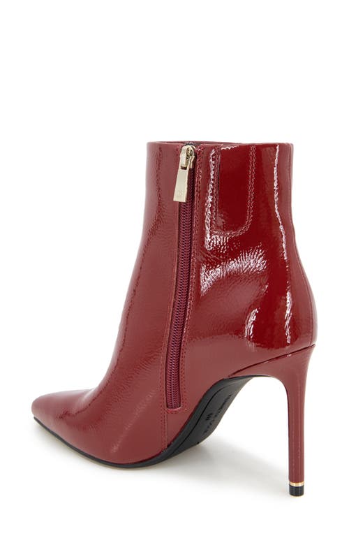 Kenneth Cole Quincy Bootie In Rio Red Patent