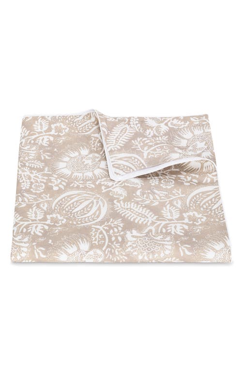 Matouk Granada Cotton Percale Duvet Cover in Dune at Nordstrom