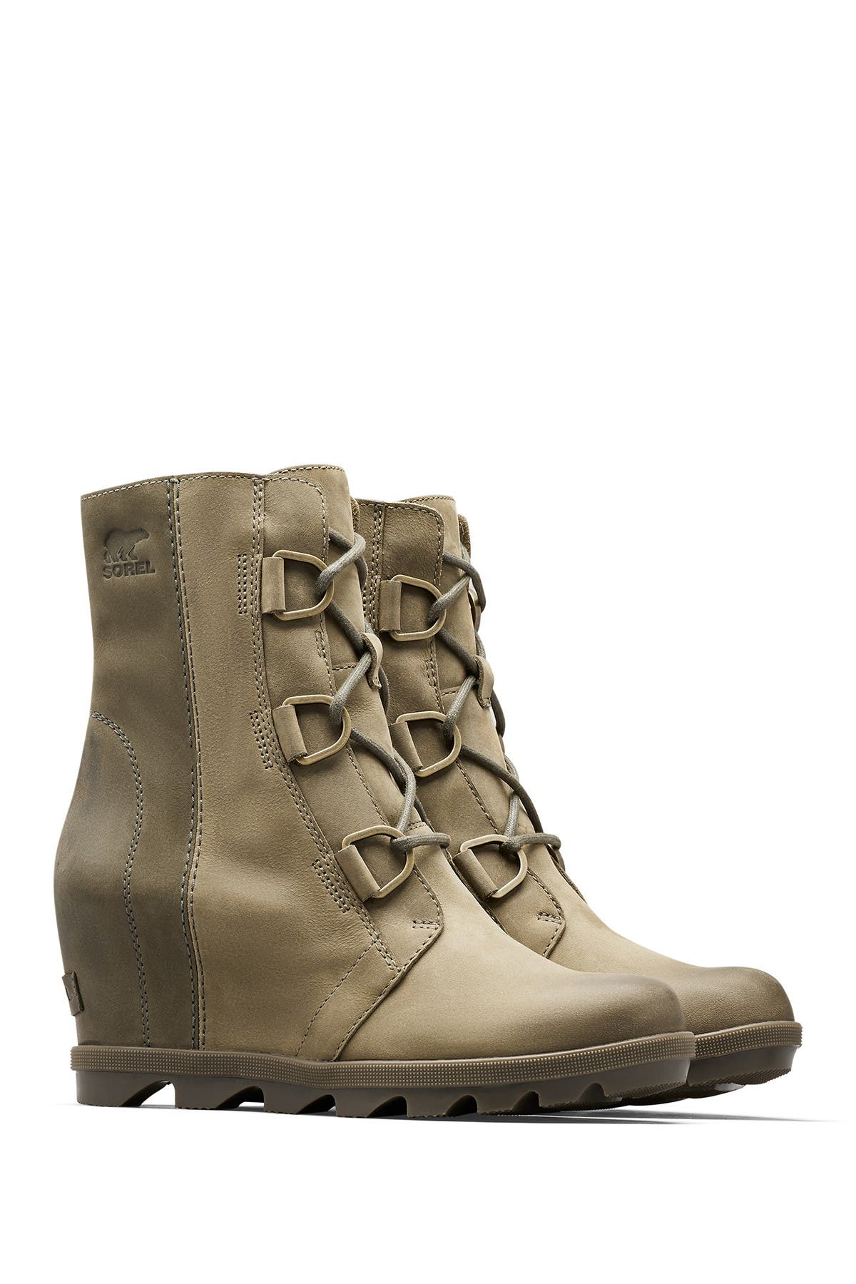 joan of arctic ii waterproof wedge bootie sorel