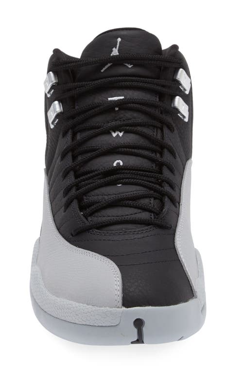 Shop Jordan Air  12 Retro Basketball Shoe In Black/wolf Grey/white