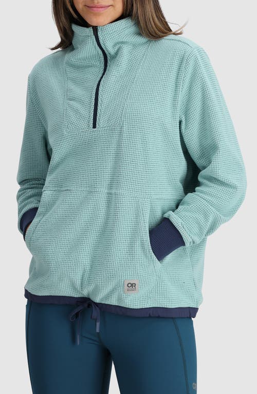 Outdoor Research Trail Mix Quarter Zip Pullover In Blue