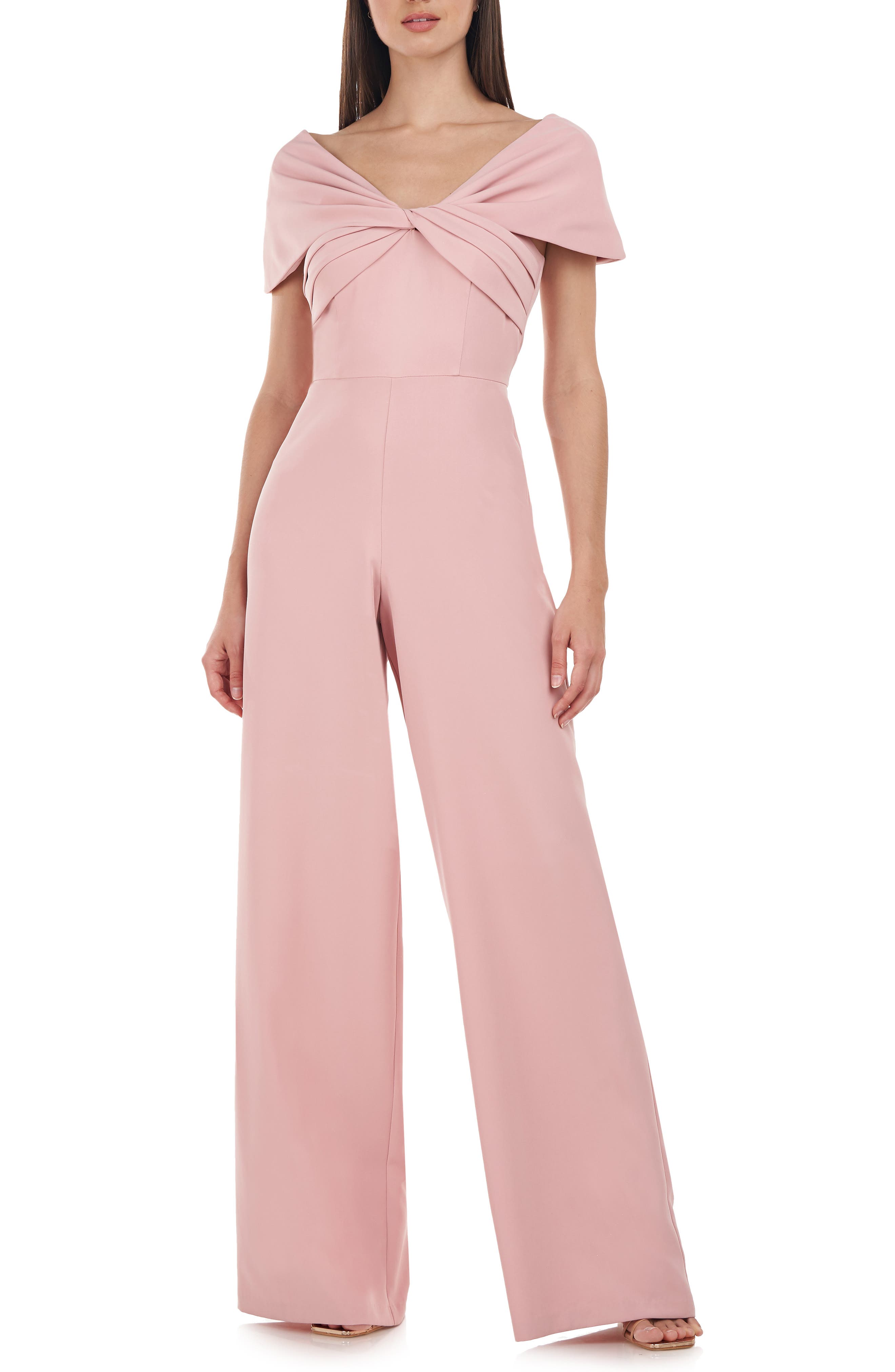 pink color jumpsuit