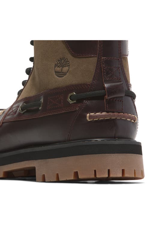 Timberland Britton Road Mid Waterproof Boot In Burgundy Full Grain