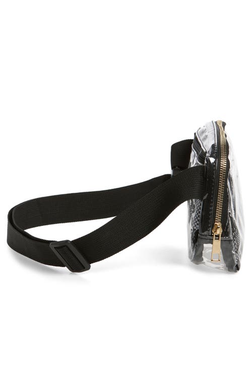 Shop Bp. Clear Stadium Belt Bag In Black