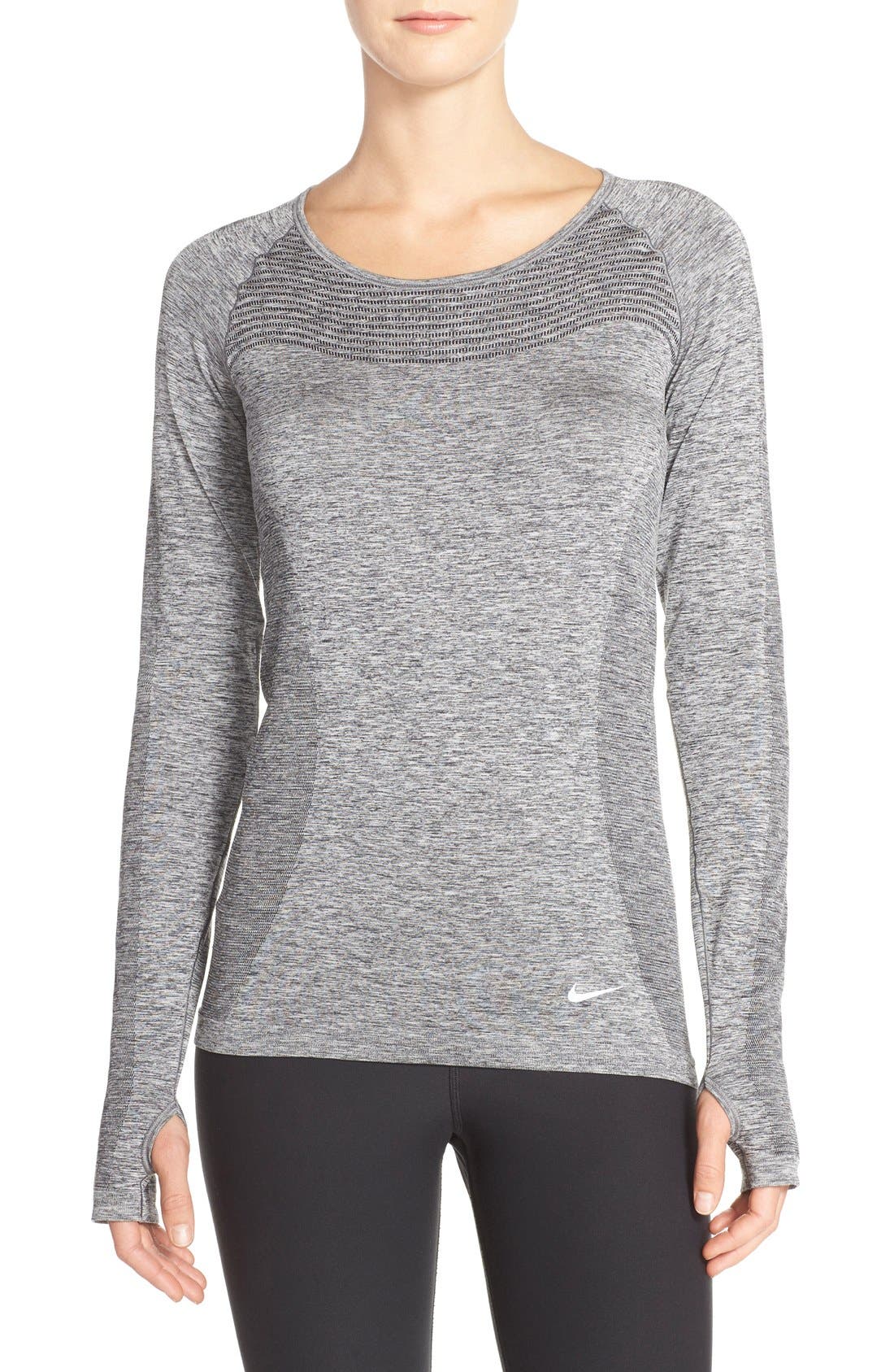 nike dri fit top womens long sleeve