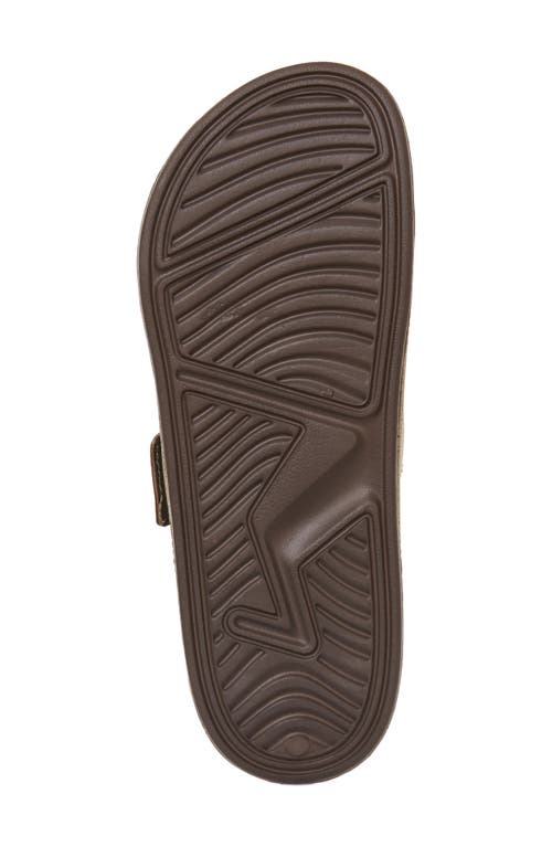 Floopi Slide Sandal In Brown