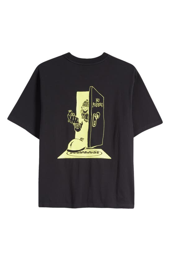 Shop Boiler Room No Posers Cotton Graphic T-shirt In Black
