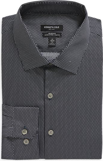 Kenneth cole reaction dress sale shirt slim fit wrinkle free