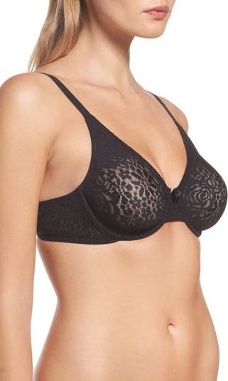 Buy Wacoal Halo Lace Underwire Bra 851205, Up to a G Cup