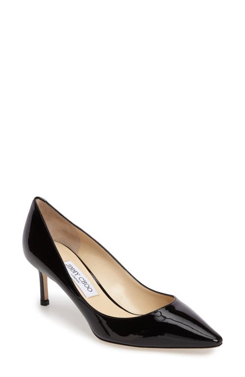 Jimmy Choo Romy 60 Patent Leather Pump Black at Nordstrom,