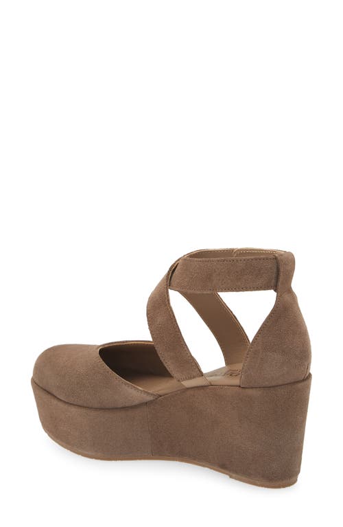 Shop Cordani Darla Platform Pump In Corda Suede