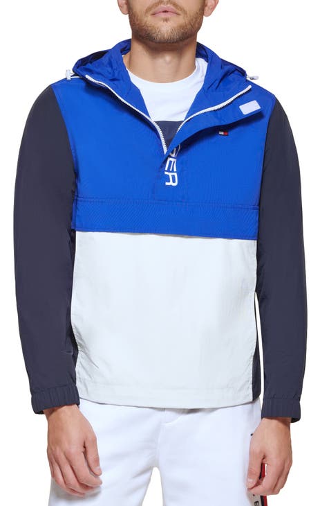 Tommy Hilfiger Sport White Sherpa Fleece Hoodie Jacket Zip Down Unisex Large