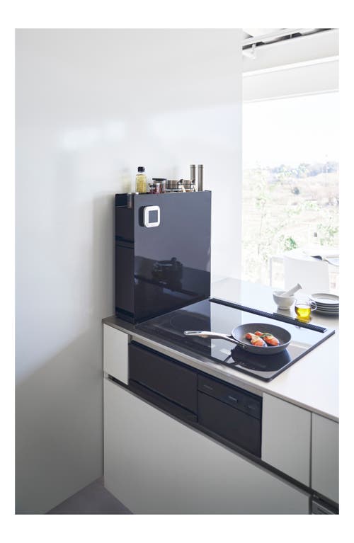 Yamazaki Concealable Two-tier Spice Rack In Black