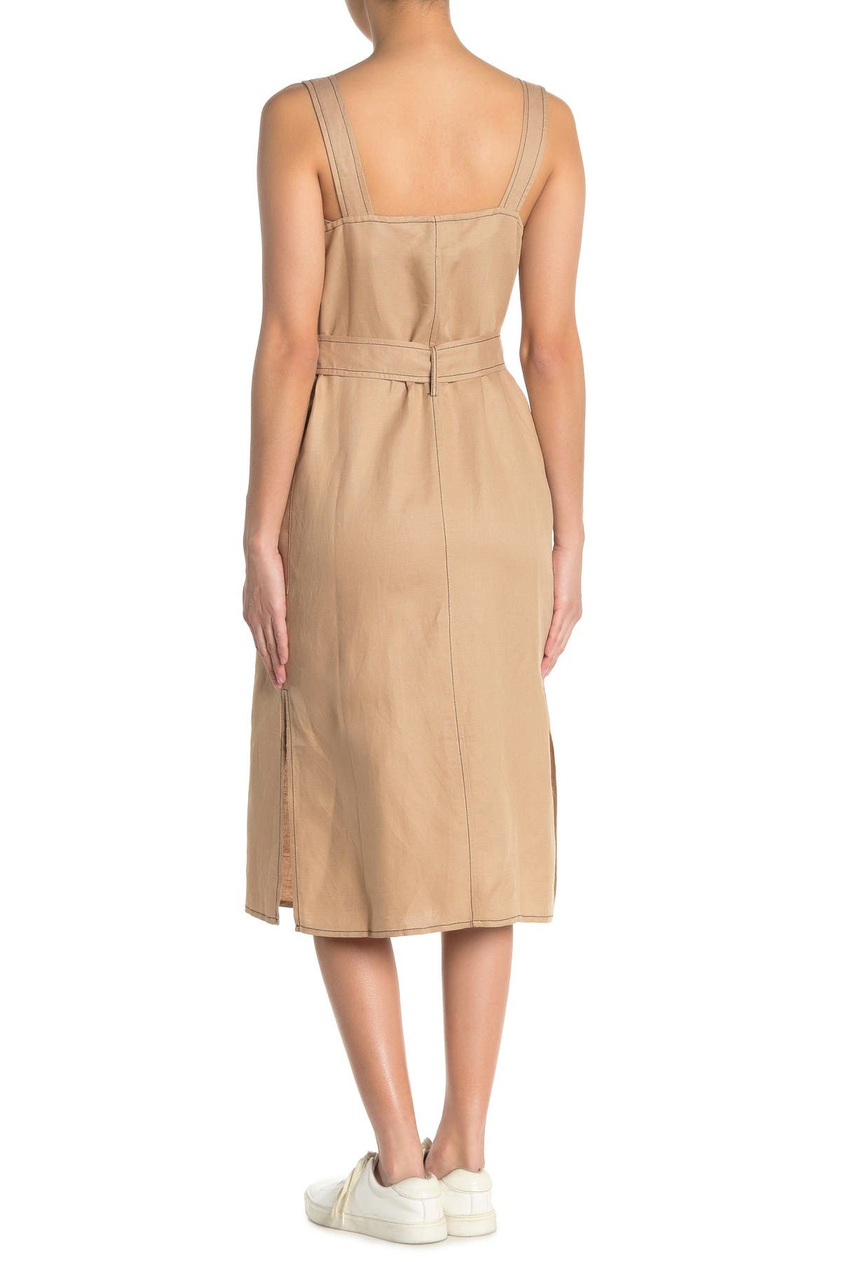 moon river button front dress