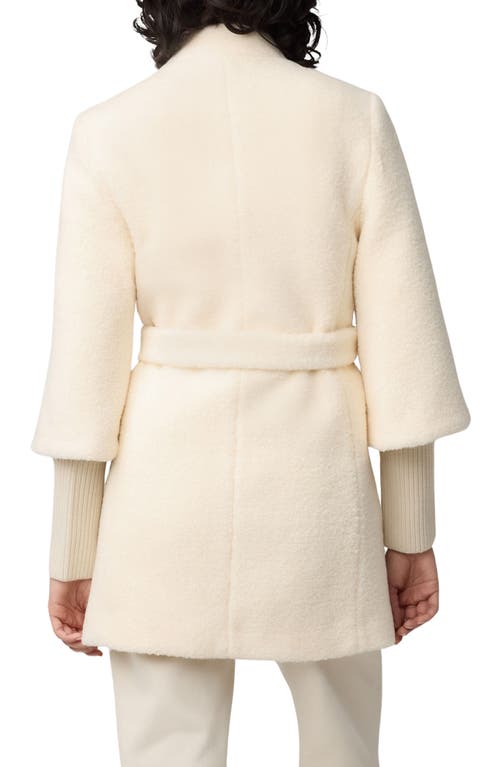 Shop Soia & Kyo Mariah Belted Knit Coat In Powder