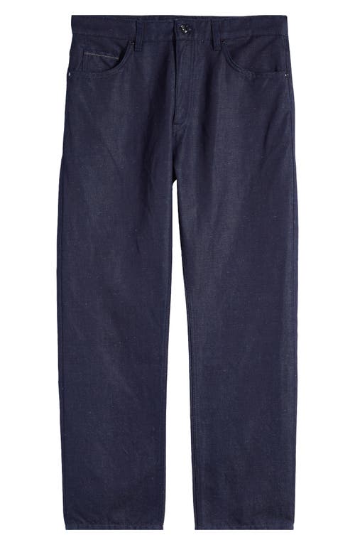 Hugo Boss Boss Westwego Cotton & Linen Pants In Dark Blue