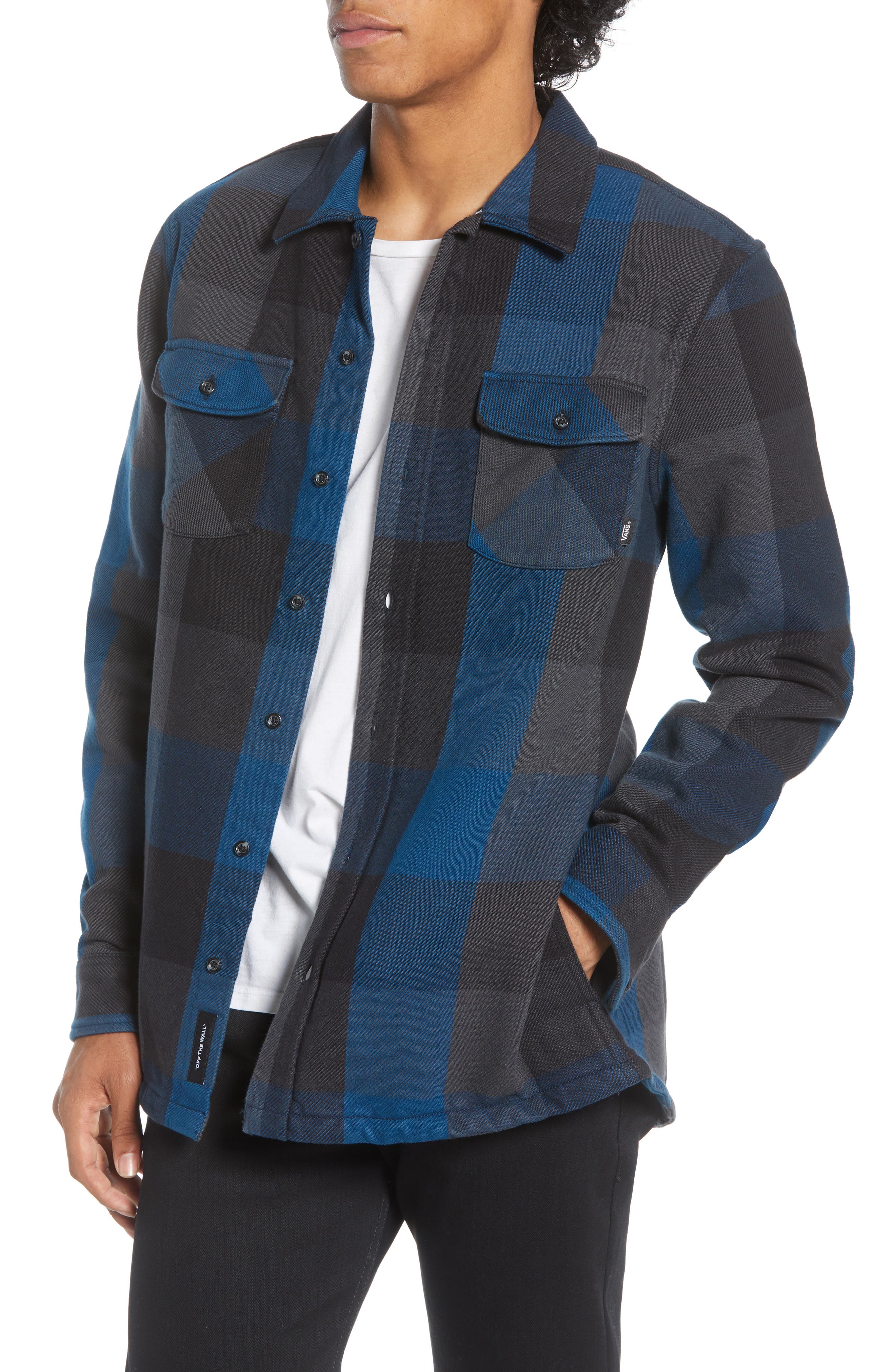 vans plaid jacket