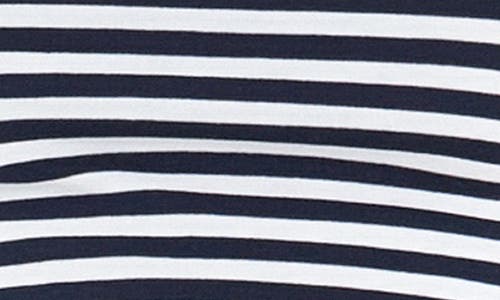 English Factory Stripe Turtleneck Top In Navy/white