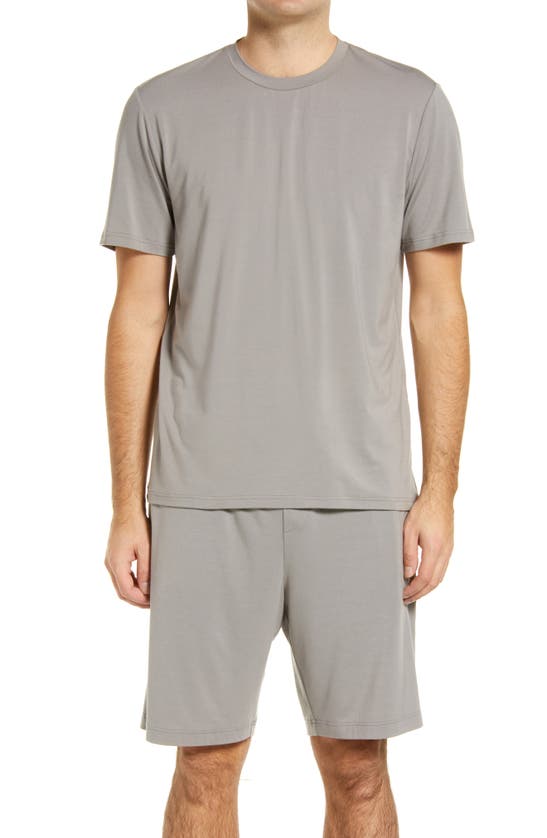 Nordstrom Cooling Short Pajamas In Grey Frost