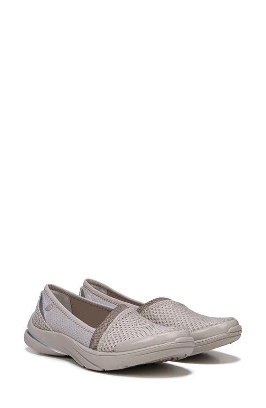 Shop Bzees Lollipop Slip-on Sneaker In Taupe Fabric