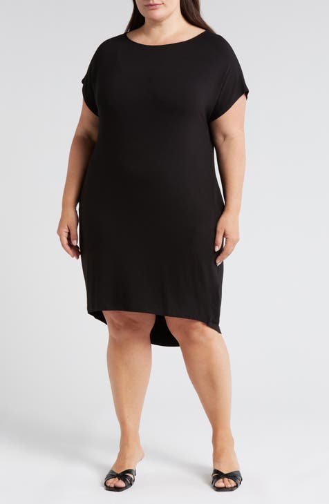 High low dresses plus size casual best sale