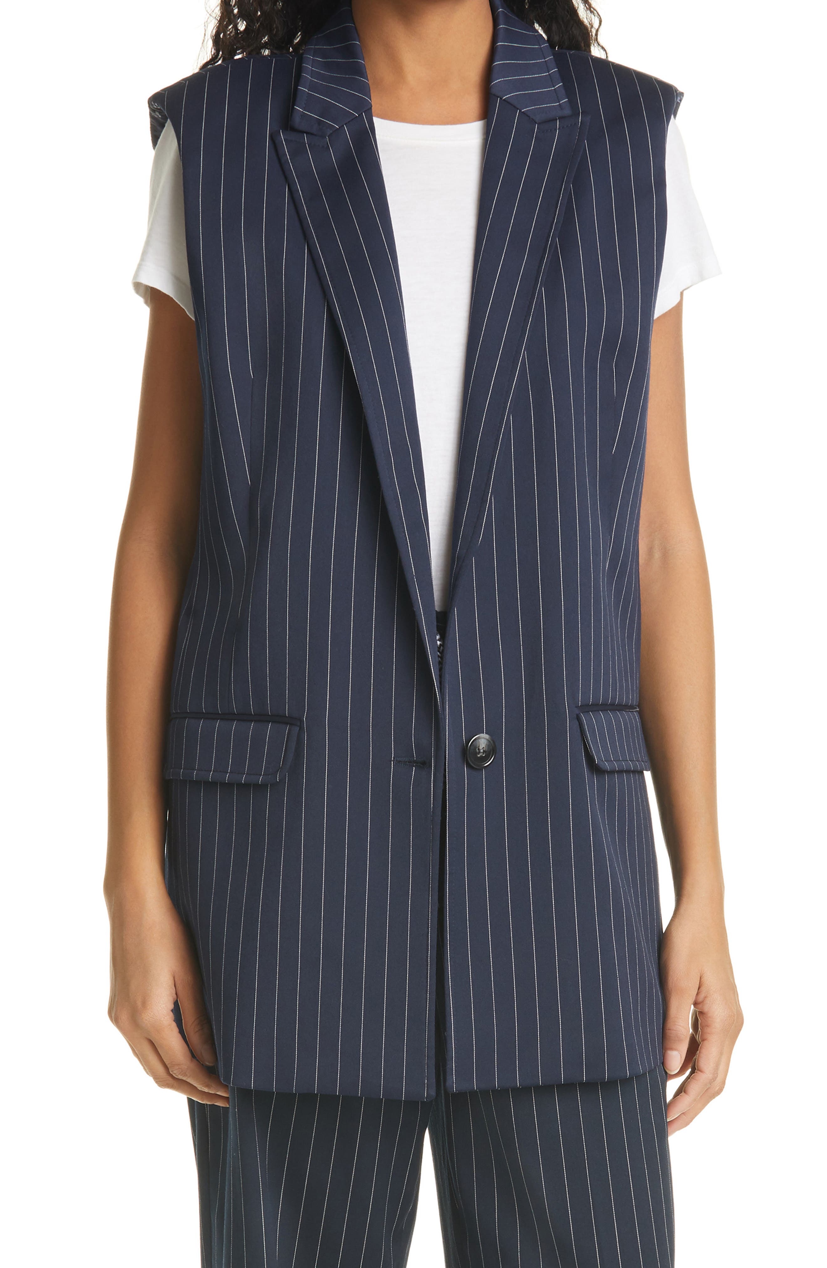 white dressy vest top