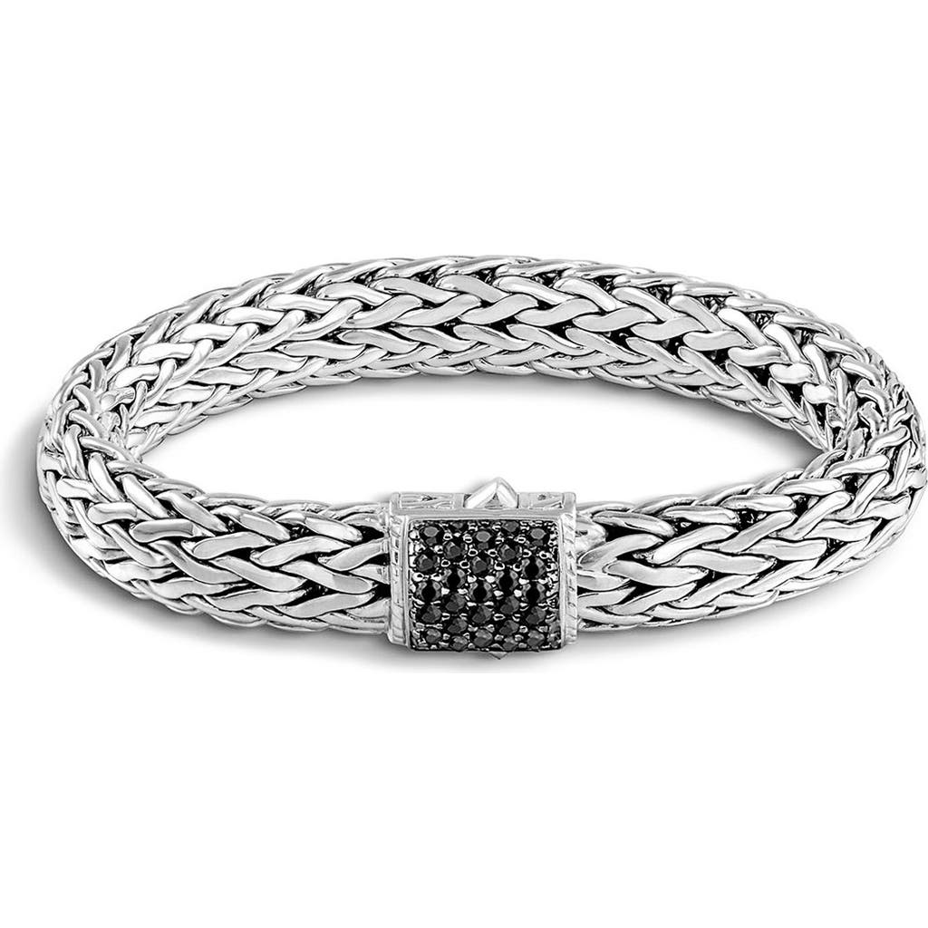 John Hardy Classic Chain Lava Rope Bracelet In Silver