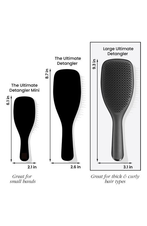 Tangle Teezer The Ultimate Detangler Hairbrush - Liquorice Black In Black
