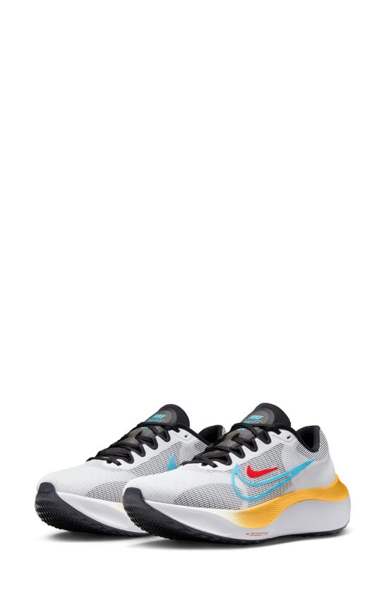 Nike Zoom Fly 5 Running Shoe In Black/ Blue/ White/ Red