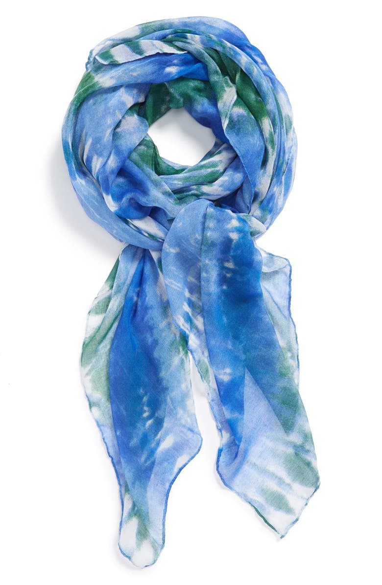 Roffe Accessories 'Peace' Tie Dye Scarf | Nordstrom