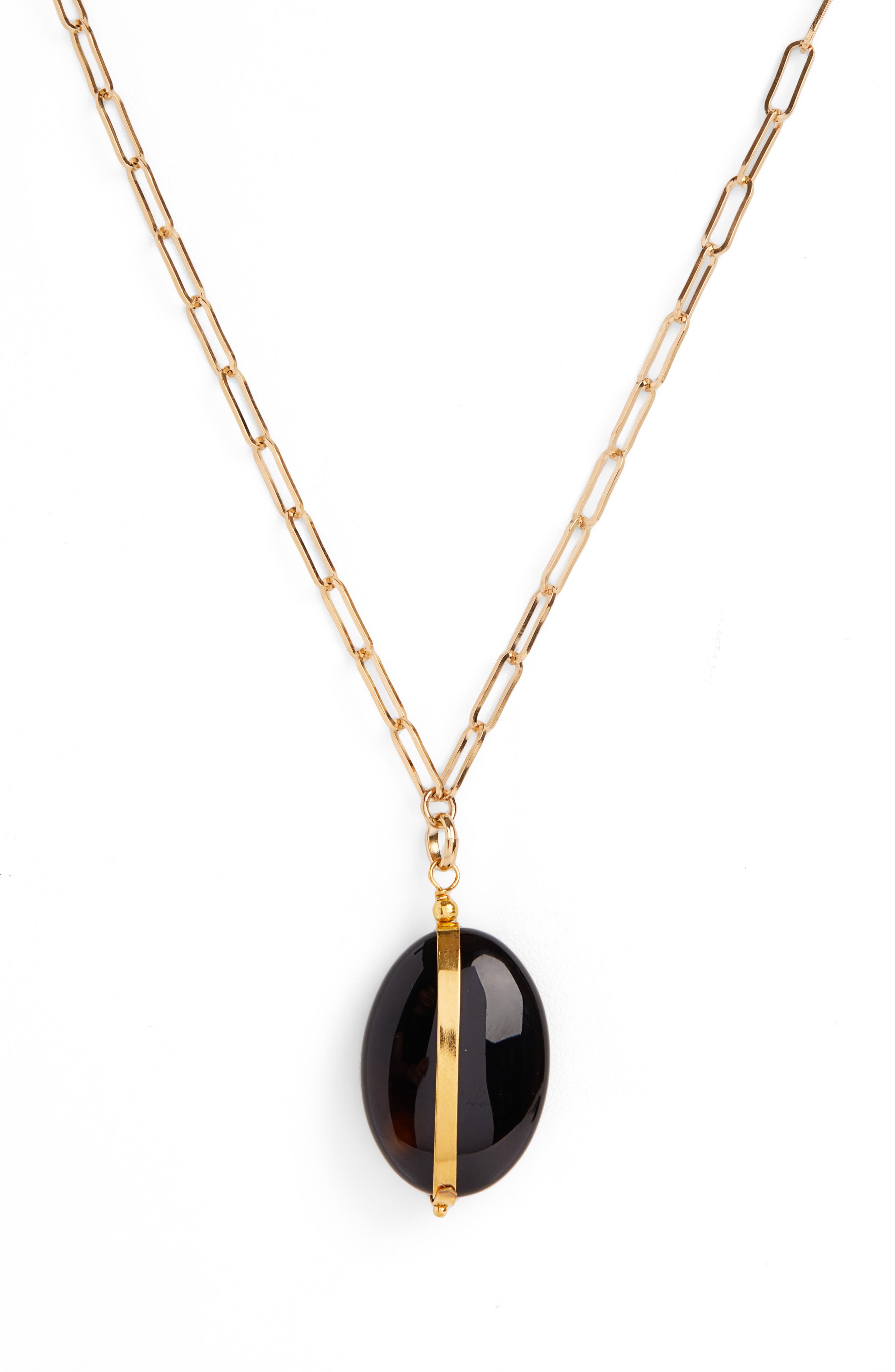 isabel marant stone necklace