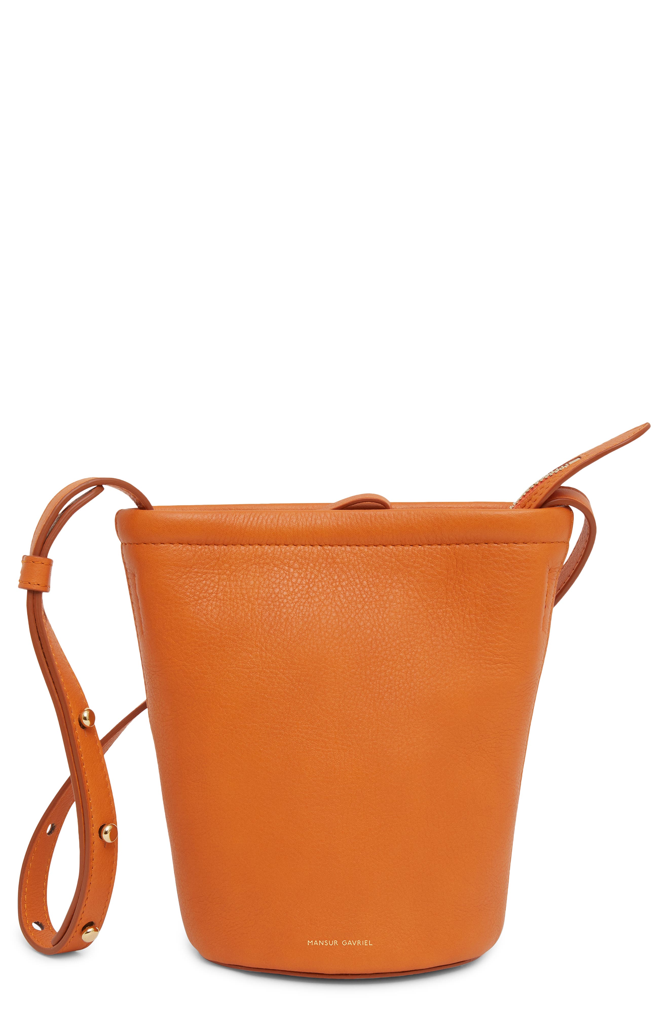 mini zip bucket bag - elettrico